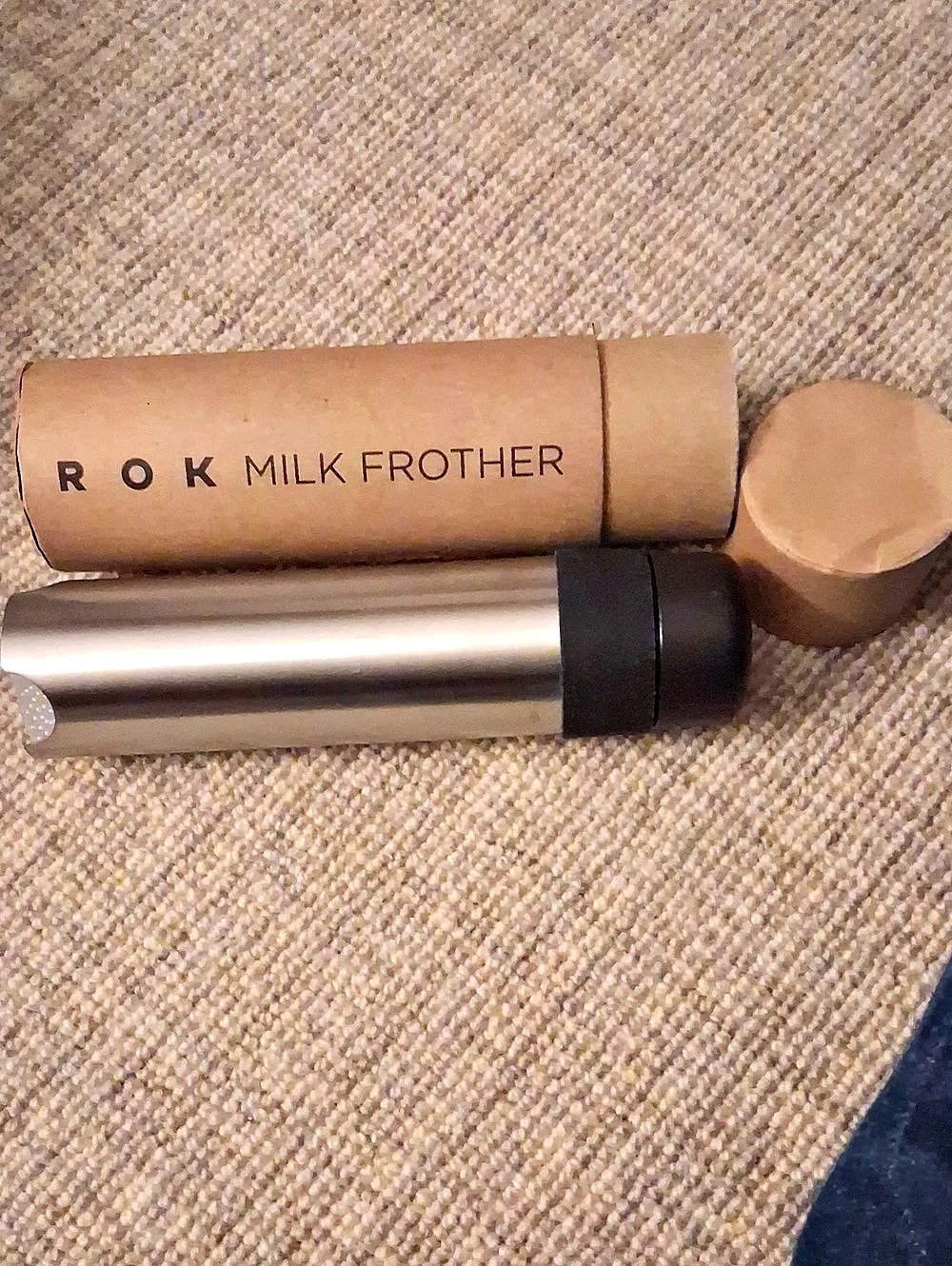 ROK Milk Frother Handheld in Silver